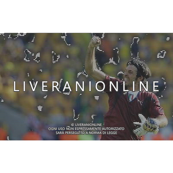 Italia - Australia mondiali Germania 26/06/2006 nella foto esultanza di gianluigi buffon a fine gara ph luzzani/ag. aldo liverani