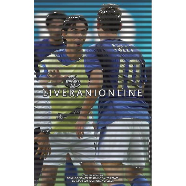 Italia - Australia mondiali Germania 26/06/2006 nella foto esultanza di filippo inzaghi dopo il gol su rigore di francesco totti ph luzzani/ag. aldo liverani