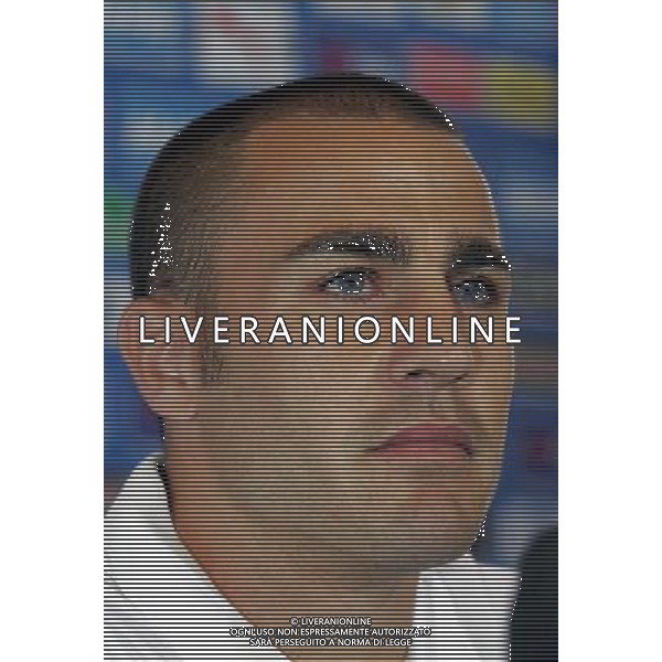 Duisburg 27 giugno 2006 Cannavaro Fabio in conferenza stampa foto Andry / Ag. Aldo Liverani