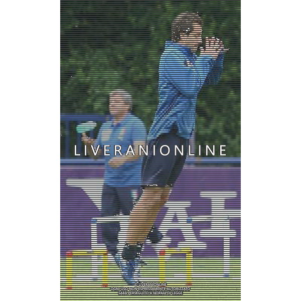Duisburg 27 giugno 2006 Allenamento della nazionale italiana presso il centro sportivo Meiderich per la prima volta nel corso del Mondiale Germania 2006 aperto al pubblico nella foto: Gilardino Alberto foto Andry / Ag. Aldo Liverani