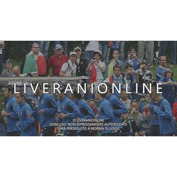 Duisburg 27 giugno 2006 Allenamento della nazionale italiana presso il centro sportivo Meiderich per la prima volta nel corso del Mondiale Germania 2006 aperto al pubblico nella foto: il gruppo in allenamento foto Andry / Ag. Aldo Liverani