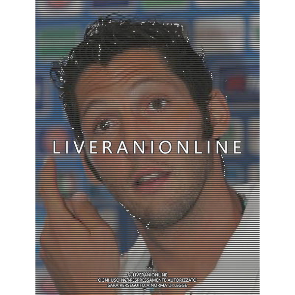 Duisburg 27 giugno 2006 Allenamento della nazionale italiana presso il centro sportivo Meiderich per la prima volta nel corso del Mondiale Germania 2006 aperto al pubblico nella foto: Materazzi Marco foto Andry / Ag. Aldo Liverani