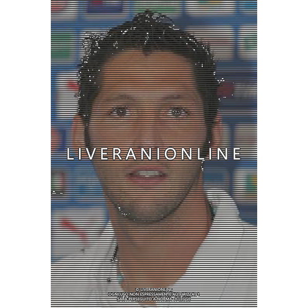 Duisburg 27 giugno 2006 Allenamento della nazionale italiana presso il centro sportivo Meiderich per la prima volta nel corso del Mondiale Germania 2006 aperto al pubblico nella foto: Materazzi Marco foto Andry / Ag. Aldo Liverani