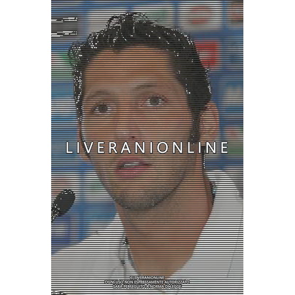 Duisburg 27 giugno 2006 Allenamento della nazionale italiana presso il centro sportivo Meiderich per la prima volta nel corso del Mondiale Germania 2006 aperto al pubblico nella foto: Materazzi Marco foto Andry / Ag. Aldo Liverani