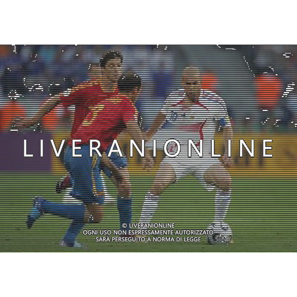 Spagna - Francia Mondiali Germania 27/06/2006 nella foto Zinedine ZIDANE E XABI ALONSO ph luzzani/ag. aldo liverani