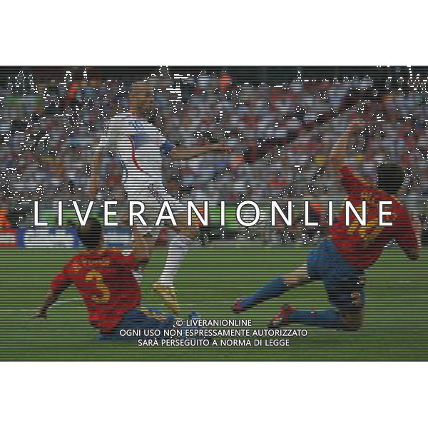 Spagna - Francia Mondiali Germania 27/06/2006 nella foto ZINEDINE ZIDANE ph luzzani/ag. aldo liverani