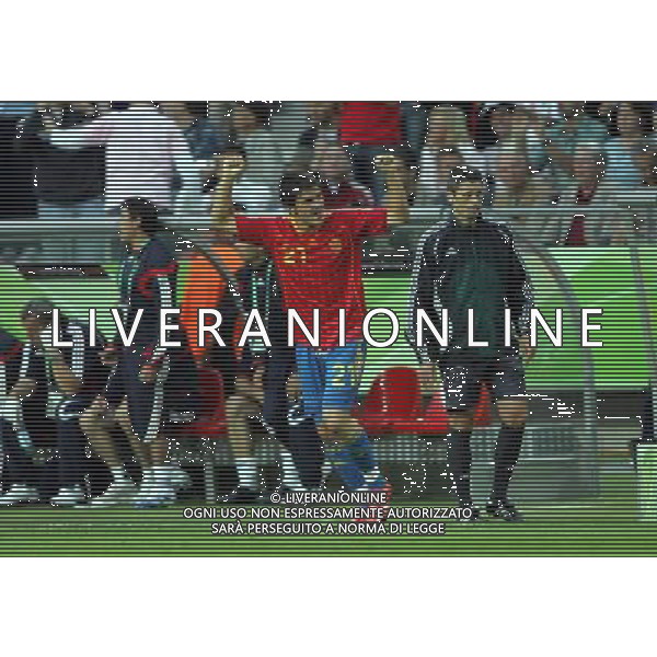 Spagna - Francia Mondiali Germania 27/06/2006 nella foto ESULTANZA DOPO IL GOL DI VILLA ph luzzani/ag. aldo liverani