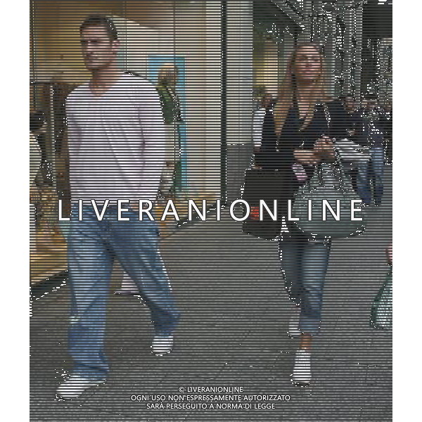 Dusseldorf 27 giugno 2006 Konigsallee strasse nella foto: Totti Francesco e Blasi Ilary foto Andry / Ag. Aldo Liverani