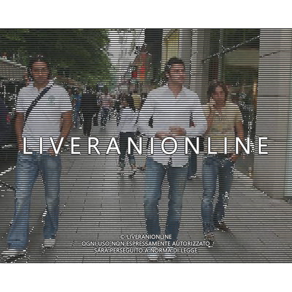 Dusseldorf 27 giugno 2006 Konigsallee strasse nella foto: Nesta Alessandro Barzagli Andrea e Pirlo Andrea foto Andry / Ag. Aldo Liverani