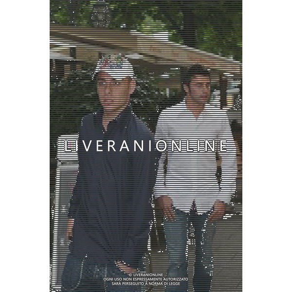 Dusseldorf 27 giugno 2006 Konigsallee strasse nella foto: De Rossi Daniele con Barzagli Andrea foto Andry / Ag. Aldo Liverani