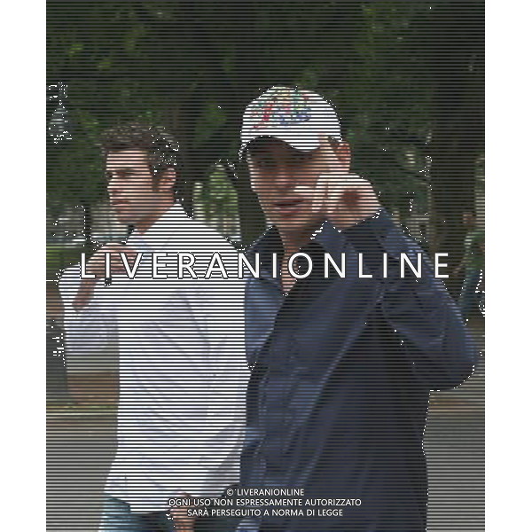 Dusseldorf 27 giugno 2006 Konigsallee strasse nella foto: De Rossi Daniele con Barzagli Andrea foto Andry / Ag. Aldo Liverani