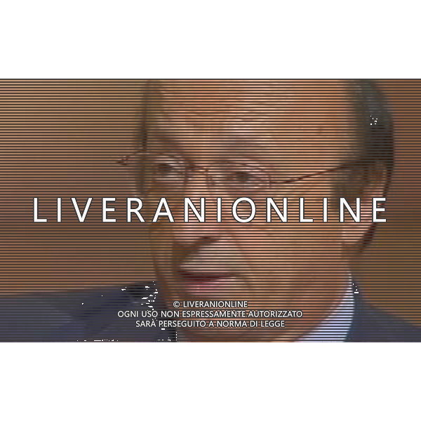 Luciano Moggi ex dirigente juventus ospite della Trasmissione Televisiva Ballaro\' in onda su Rai Tre 27/06/2006 obbligatorio citare la fonte televisiva ph agenzia aldo liverani