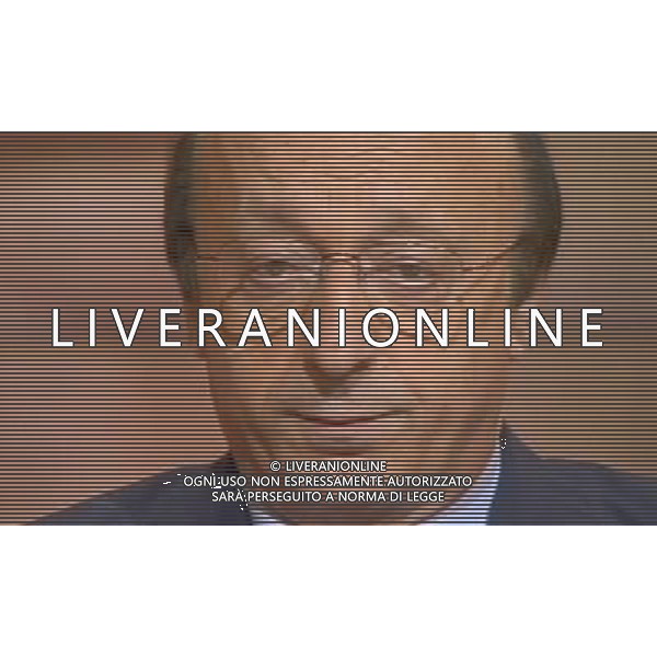 Luciano Moggi ex dirigente juventus ospite della Trasmissione Televisiva Ballaro\' in onda su Rai Tre 27/06/2006 obbligatorio citare la fonte televisiva ph agenzia aldo liverani