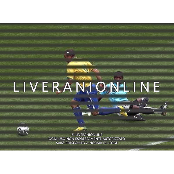 BRASILE-GHANA CAMPIONATO GERMANIA 2006 27/06/2006 NELLA FOTO RONALDO GOL FOTOIPS-AGENZIA ALDO LIVERANI