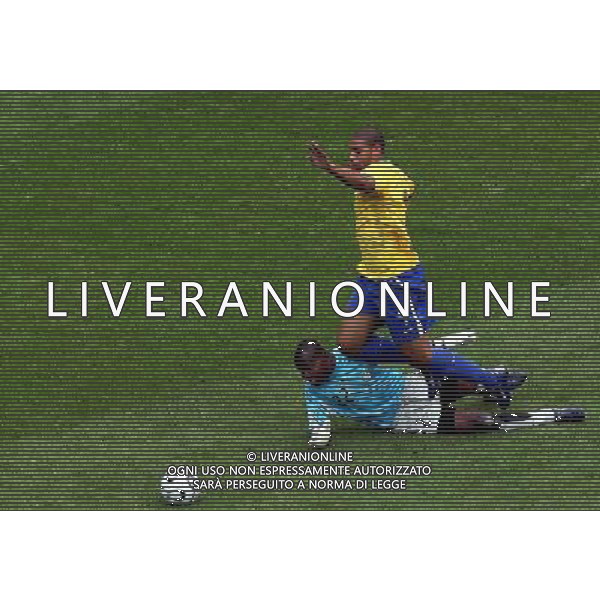 BRASILE-GHANA CAMPIONATO GERMANIA 2006 27/06/2006 NELLA FOTO Adriano FOTOIPS-AGENZIA ALDO LIVERANI