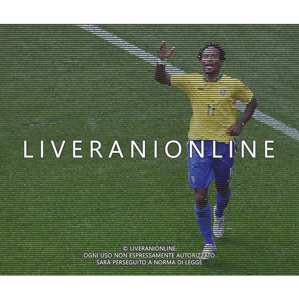 BRASILE-GHANA CAMPIONATO GERMANIA 2006 27/06/2006 NELLA FOTO Ze Roberto FOTOIPS-AGENZIA ALDO LIVERANI