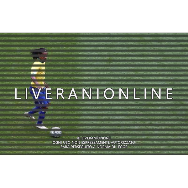 BRASILE-GHANA CAMPIONATO GERMANIA 2006 27/06/2006 NELLA FOTO Ronaldinho FOTOIPS-AGENZIA ALDO LIVERANI