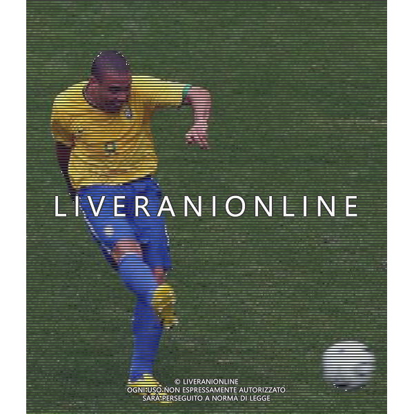 BRASILE-GHANA CAMPIONATO GERMANIA 2006 27/06/2006 NELLA FOTO RONALDO FOTOIPS-AGENZIA ALDO LIVERANI