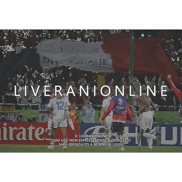 Spagna - Francia Mondiali Germania 27/06/2006 nella foto ABBRACCI ESULTANZA FRANCIA A FINE GARA ph luzzani/ag. aldo liverani