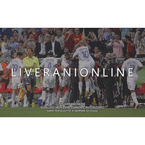 Spagna - Francia Mondiali Germania 27/06/2006 nella foto ESULTANZA DOPO IL GOL DI RIBERY ph luzzani/ag. aldo liverani