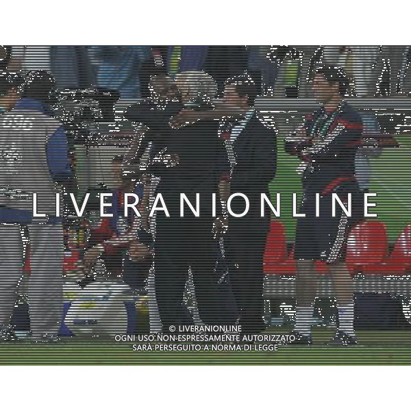 Spagna - Francia Mondiali Germania 27/06/2006 nella foto ESULTANZA DI PATRICK VIEIRA E DOMENEC ph luzzani/ag. aldo liverani
