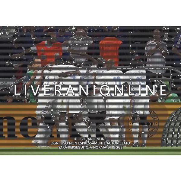 Spagna - Francia Mondiali Germania 27/06/2006 nella foto ESULTANZA DOPO IL GOL DI ZIDANE ZINEDINE ph luzzani/ag. aldo liverani