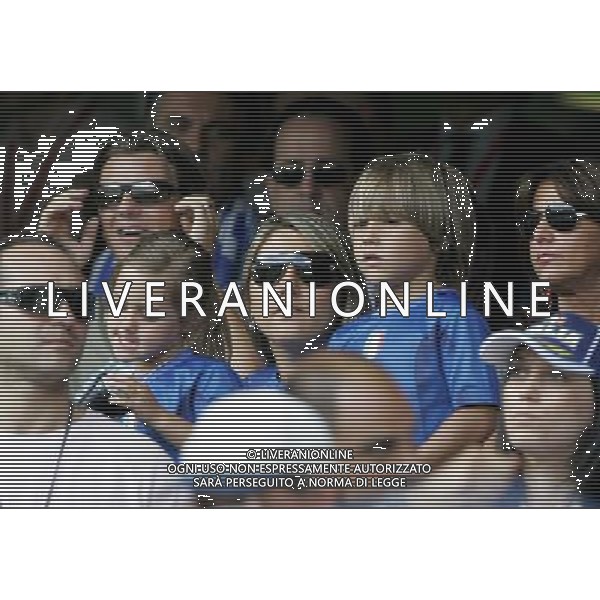 Kaiserslautern (GER) 26-06-2006 World Cup Germany 2006 italia-australia 1:0 Mondiali Germania 2006 nella foto daniela cannavaro con i figli in tribuna ph marco luzzani/ag aldo liverani s.a.s.