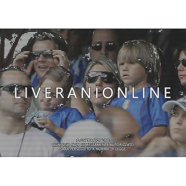 Kaiserslautern (GER) 26-06-2006 World Cup Germany 2006 italia-australia 1:0 Mondiali Germania 2006 nella foto daniela cannavaro con i figli in tribuna ph marco luzzani/ag aldo liverani s.a.s.