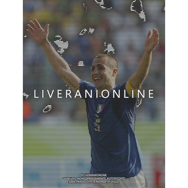 Kaiserslautern (GER) 26-06-2006 World Cup Germany 2006 italia-australia 1:0 Mondiali Germania 2006 nella foto esultanza di fabio cannavaro a fine gara ph marco luzzani/ag aldo liverani s.a.s.