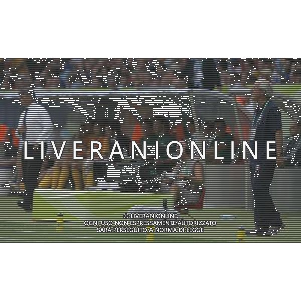 Kaiserslautern (GER) 26-06-2006 World Cup Germany 2006 italia-australia 1:0 Mondiali Germania 2006 nella foto marcello lippi e guus hiddink ph marco luzzani/ag aldo liverani s.a.s.