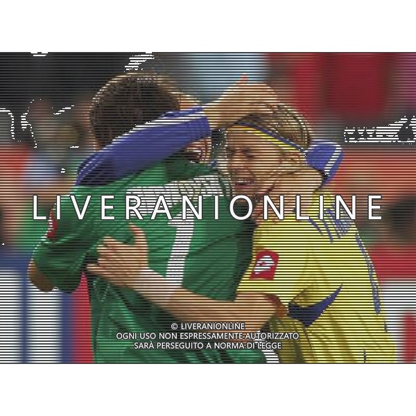 Svizzera - Ucraina Mondiali Germania 26.06.2006 nella foto l\'esultanza di SHOVKOVSKYI e TYMOSCHUK Foto MEXSPORT, only for use in Europe/copyright by firo sportphoto/Ag. Aldo Liverani Only Italy