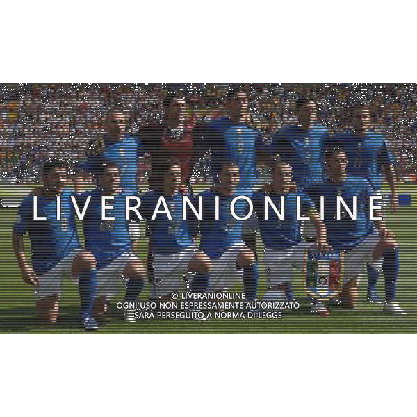 MONDIALI GERMANIA 2006 Italia-Australia NELLA FOTO: Formazione Italia foto Luzzani Marco/Ag.Aldo Liverani