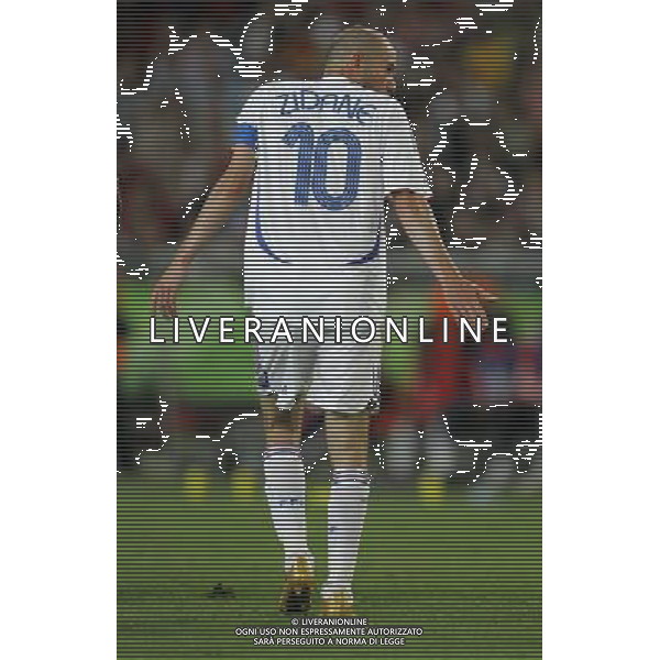 Hannover (GER) 27/06/2006 World Cup Germany 2006 Spagna-Francia nella foto zidane zinedine Ph marco luzzani/ag aldo liverani s.a.s.