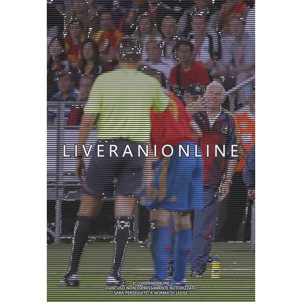 Hannover (GER) 27/06/2006 World Cup Germany 2006 Spagna-Francia nella foto aragones se la prende con rosetti Ph marco luzzani/ag aldo liverani s.a.s.