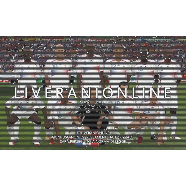 Hannover (GER) 27/06/2006 World Cup Germany 2006 Spagna-Francia nella foto formazione francia Ph marco luzzani/ag aldo liverani s.a.s.