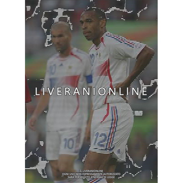 Hannover (GER) 27/06/2006 World Cup Germany 2006 Spagna-Francia nella foto henry e zidane Ph marco luzzani/ag aldo liverani s.a.s.