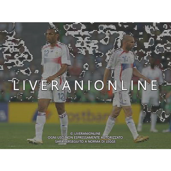 Hannover (GER) 27/06/2006 World Cup Germany 2006 Spagna-Francia nella foto henry e zidane zinedine Ph marco luzzani/ag aldo liverani s.a.s.