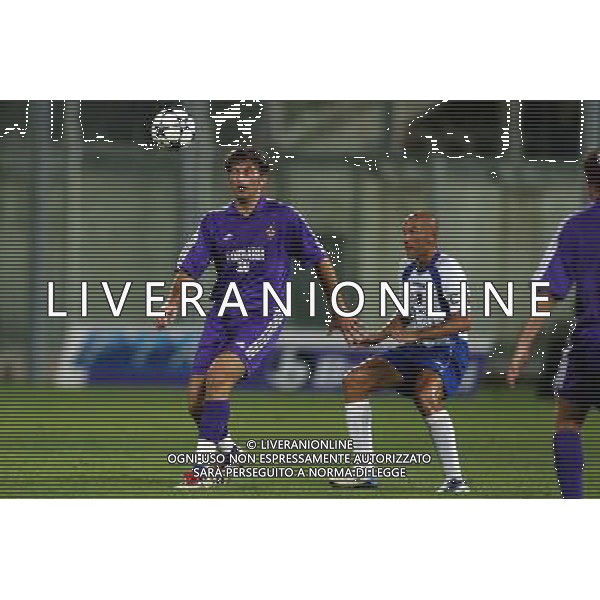 Fiorentina - Prato Coppa Italia Serie C 24/08/03 nella foto Rigan˜ e Lamonica foto gianni nucci/Agenzia Aldo Liverani