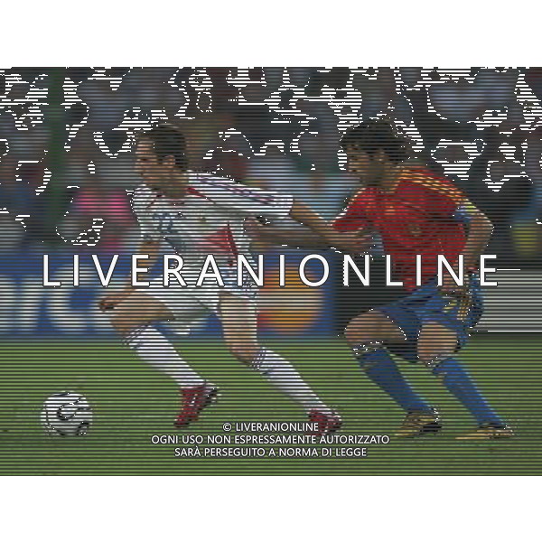 Hannover (GER) 27/06/2006 World Cup Germany 2006 Spagna-Francia nella foto ribery e raul Ph marco luzzani/ag aldo liverani s.a.s.