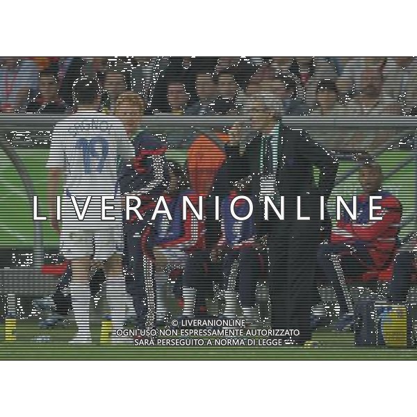 Hannover (GER) 27/06/2006 World Cup Germany 2006 Spagna-Francia nella foto sagnol e domenech Ph marco luzzani/ag aldo liverani s.a.s.