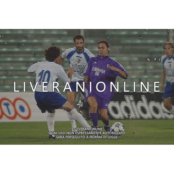 Fiorentina - Prato Coppa Italia Serie C 24/08/03 nella foto Graffiedi e Rizzo foto gianni nucci/Agenzia Aldo Liverani