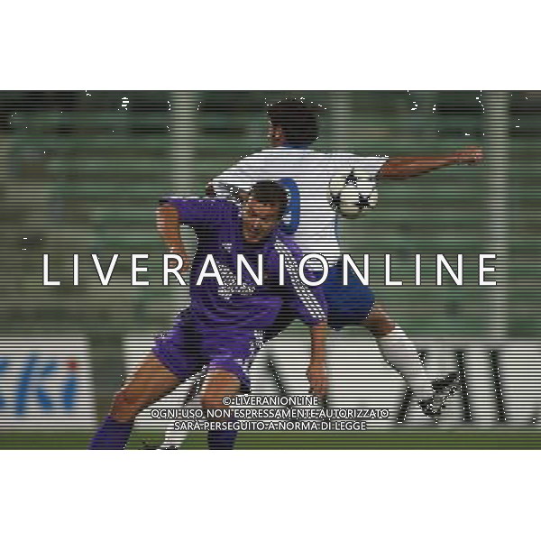 Fiorentina - Prato Coppa Italia Serie C 24/08/03 nella foto Baronchelli e Sinato foto gianni nucci/Agenzia Aldo Liverani