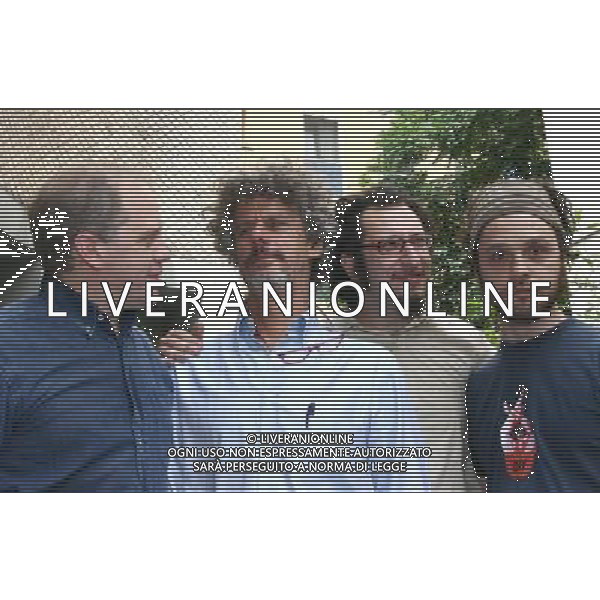 MILANO 29 GIUGNO 2006 PRESENTAZIONE DELLA STAGIONE 2006/2007 DEL TEATRO CIAK NELLA FOTO:MARCO MAZZOCCA, PAOLO MIGONE E I PALI E DISPARI PH FRANKY/AG ALDO LIVERANI