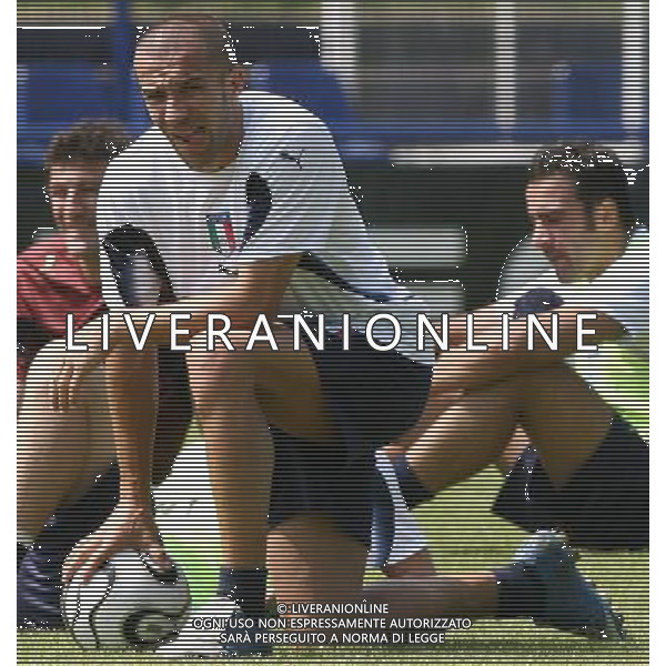 Duisburg 29 giugno 2006 Allenamento nazionale italiana presso il centro sportivo MSV Duisburg nella foto: Del Piero Alessandro foto Andry / Ag. Aldo Liverani