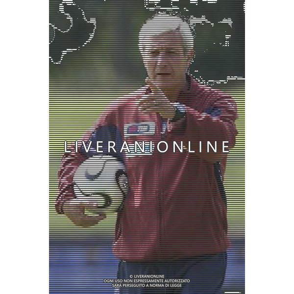Duisburg 29 giugno 2006 Allenamento nazionale italiana presso il centro sportivo MSV Duisburg nella foto: Lippi Marcello foto Andry / Ag. Aldo Liverani