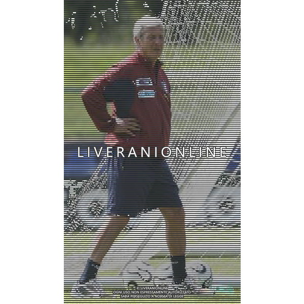 Duisburg 29 giugno 2006 Allenamento nazionale italiana presso il centro sportivo MSV Duisburg nella foto: Lippi Marcello foto Andry / Ag. Aldo Liverani