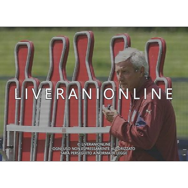 Duisburg 29 giugno 2006 Allenamento nazionale italiana presso il centro sportivo MSV Duisburg nella foto: Lippi Marcello foto Andry / Ag. Aldo Liverani