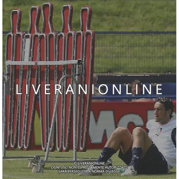 Duisburg 29 giugno 2006 Allenamento nazionale italiana presso il centro sportivo MSV Duisburg nella foto: Toni Luca foto Andry / Ag. Aldo Liverani