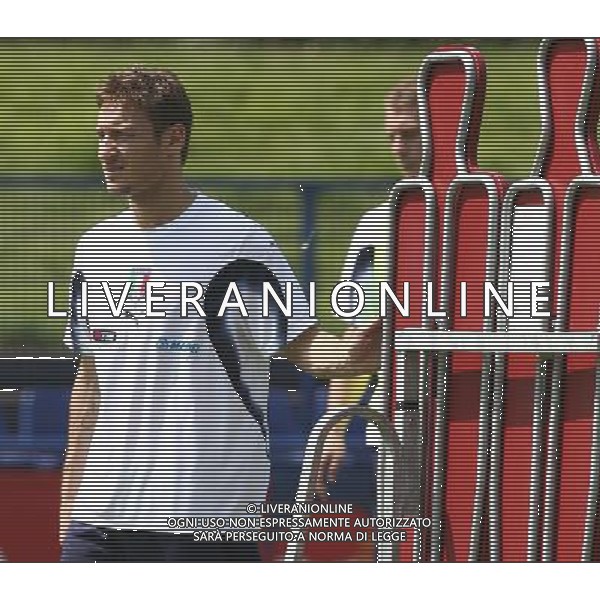 Duisburg 29 giugno 2006 Allenamento nazionale italiana presso il centro sportivo MSV Duisburg nella foto: Totti Francesco foto Andry / Ag. Aldo Liverani