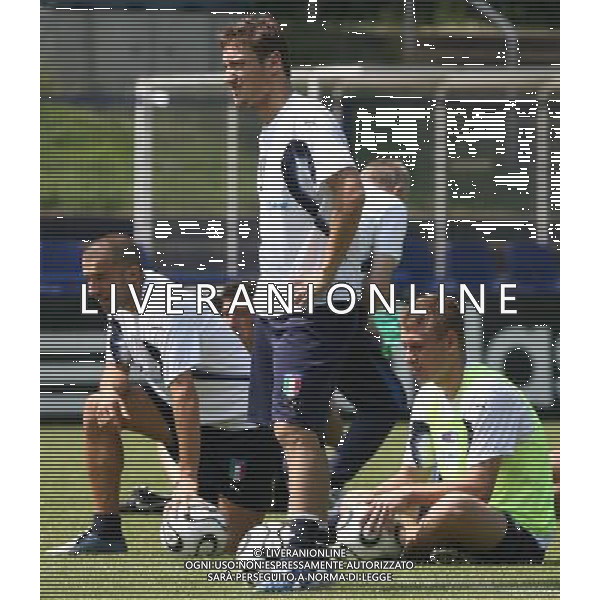 Duisburg 29 giugno 2006 Allenamento nazionale italiana presso il centro sportivo MSV Duisburg nella foto: Totti Francesco foto Andry / Ag. Aldo Liverani